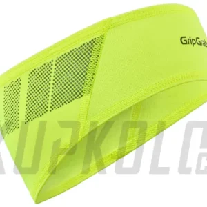 Víkendová Akce Čelenka GripGrab Thermo Windproof Winter Headband, yellow Hi-Vis