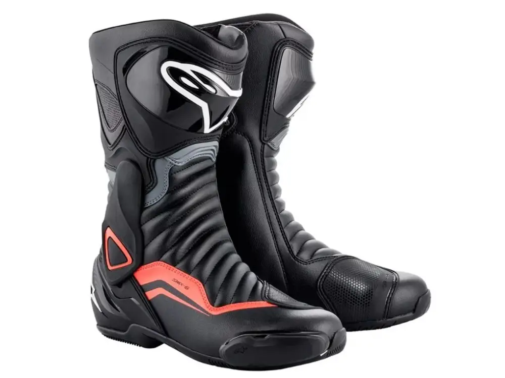 Horká Nabídka Boty na motorku Alpinestars SMX-6 V2 black/grey/red fluo vel. 41