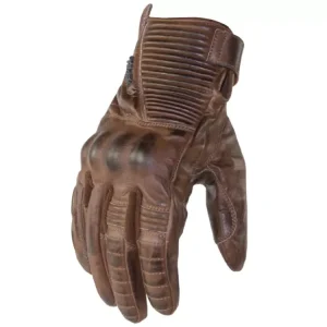Rukavice na motorku Trilobite Café brown vel. S Hit Sezóny