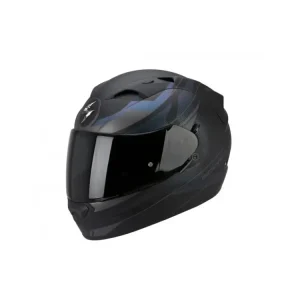 Akce Moto přilba SCORPION EXO-1200 AIR FULMEN černá matná/černý chameleon/stříbrná