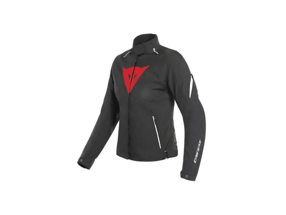 Dámská moto bunda DAINESE LAGUNA SECA 3 LADY D-DRY černo/červeno/bílá Rychlé Dodání