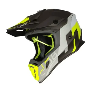 Finální Výprodej Moto přilba JUST1 J38 KORNER fluo žlutá/titanová