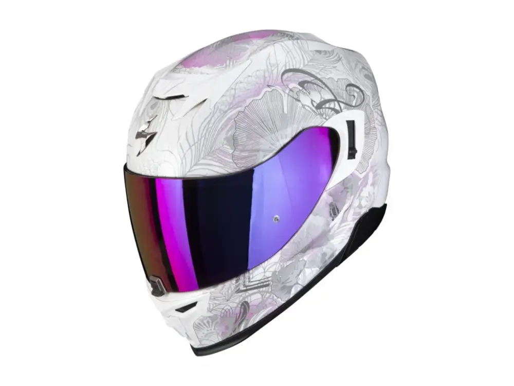 Akce Moto přilba SCORPION EXO-520 EVO AIR MELROSE perleťově bílo/růžová