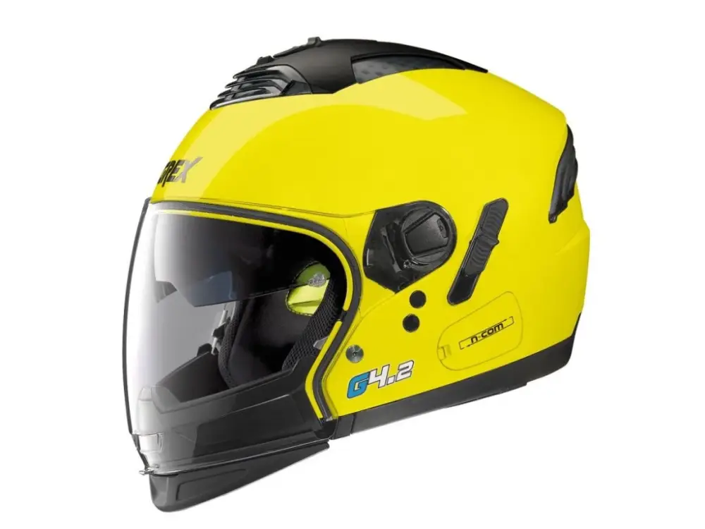Vrácení Zdarma Moto helma Grex G4.2 PRO Kinetic N-Com Led Yellow 26