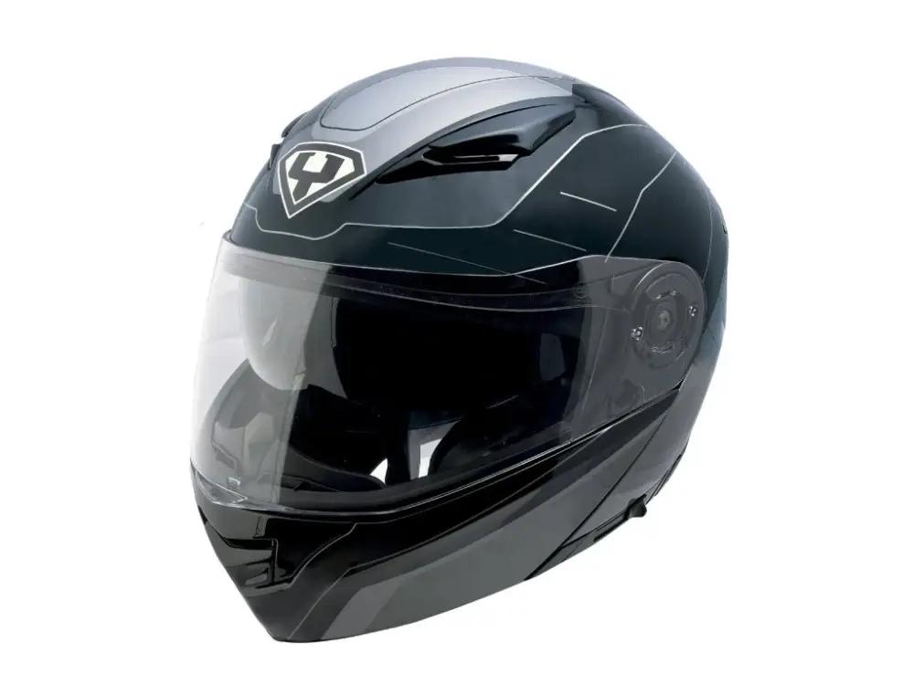 Originální Moto helma Yohe 950-16 černá / šedá