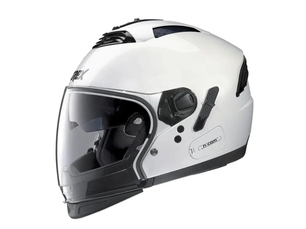 Zlevněný Moto helma Grex G4.2 PRO Kinetic N-Com Metal White 24