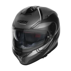 Moto helma Nolan N80-8 Astute N-com Flat Lava GREY 23 Pouze Dnes