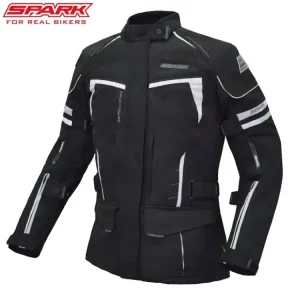Dámská textilní moto bunda SPARK VIOLA Black Vrácení Zdarma