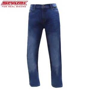 Ověřený Dámské džínové moto kalhoty SPARK LADY BODDIE , modré