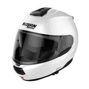 Poslední Šance Moto helma Nolan N100-6 Classic Metal White N-COM 5