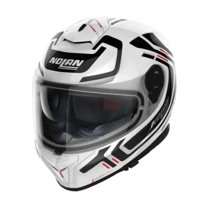 Moto helma Nolan N80-8 Ally N-com Metal White 52 Ihned K Objednání