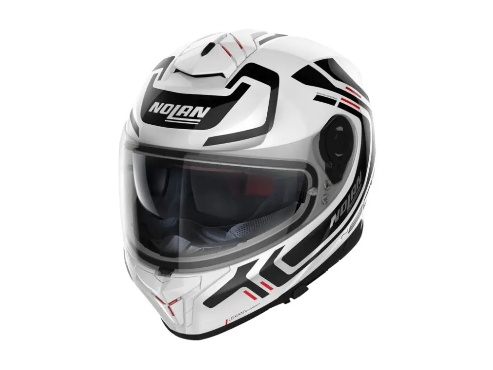 Moto helma Nolan N80-8 Ally N-com Metal White 52 Ihned K Objednání