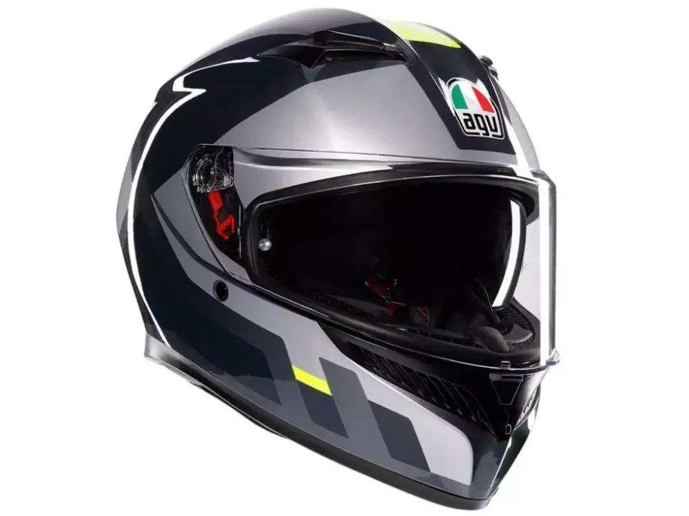 Výprodej AGV K3 E2206 MPLK SHADE GREY/YELLOW FLUO vel. XS