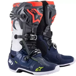 Motokrosové boty Alpinestars Tech 10 gray/blue/red vel. 44,5 Must-Have