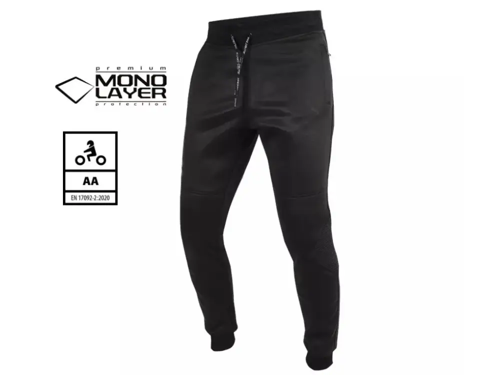 Vrácení Zdarma Trilobite Rovani monolayer men black riding sweatpants vel. S