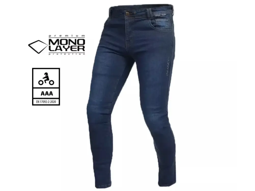 Novinka Trilobite Uptown skinny fit monolayer AAA jeans men blue vel. 30
