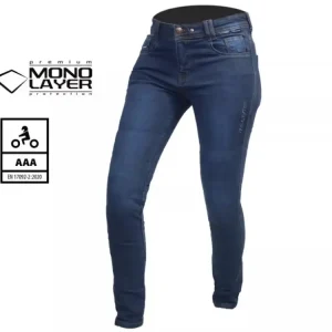 Trilobite Uptown skinny fit monolayer AAA jeans ladies blue vel. 26 Levný