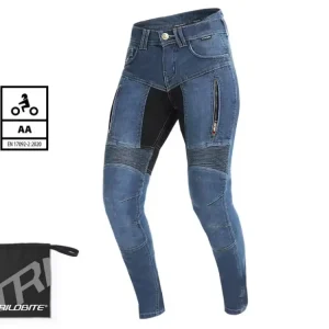 Horká Nabídka Trilobite Parado skinny fit ladies jeans long blue level 2 vel. 26