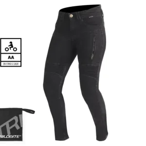 Omezená Nabídka Trilobite Parado skinny fit ladies jeans black level 2 vel. 26