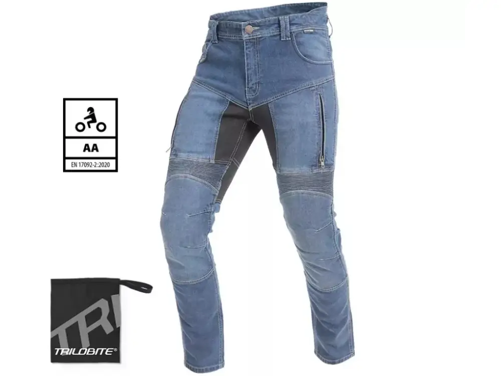Sleva Trilobite Parado skinny fit men jeans long blue level 2 vel. 30