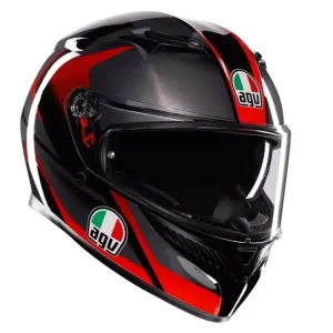 Aktuální AGV XS K3 E2206 MPLK STRIGA BLACK/GREY/RED vel. XS