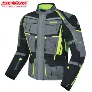 Pánská textilní moto bunda SPARK PACER, fluo Nejlepší Cena