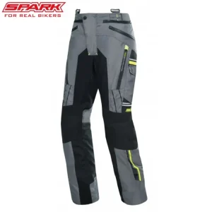 Super Cena Pánské textilní moto kalhoty SPARK PACER, fluo