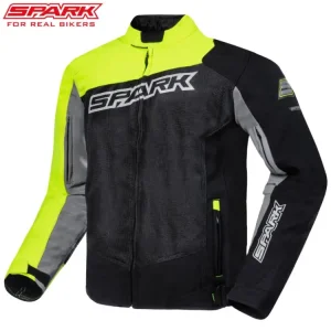 Pánská textilní moto bunda SPARK MONTAUK, fluo Akční Cena
