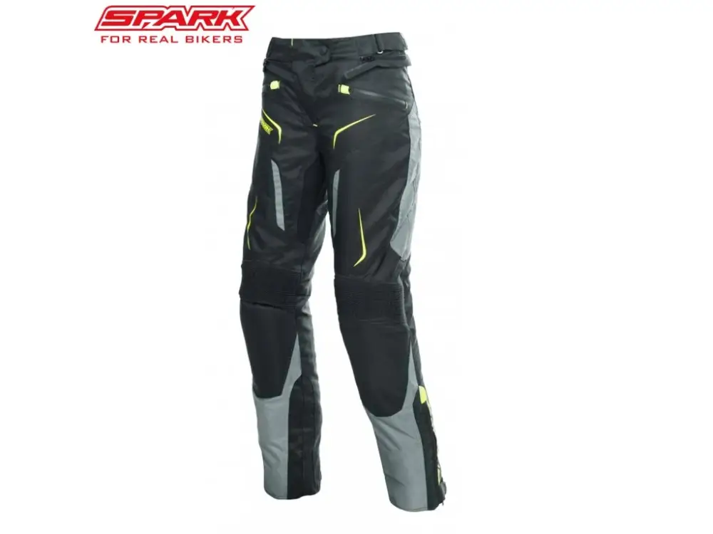 Top Prodej Dámské textilní moto kalhoty SPARK LADY PACER, fluo