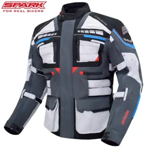 Pánská textilní moto bunda SPARK AVENGER EVO, Trikolor Tovární Cena