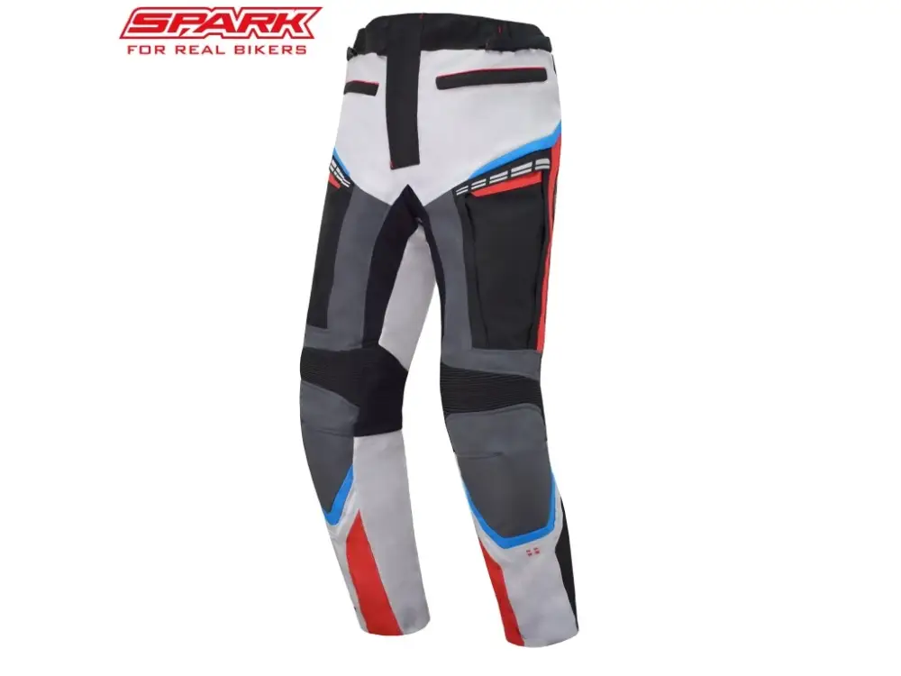 Pánské textilní moto kalhoty SPARK AVENGER EVO, Trikolor Vrácení Zdarma