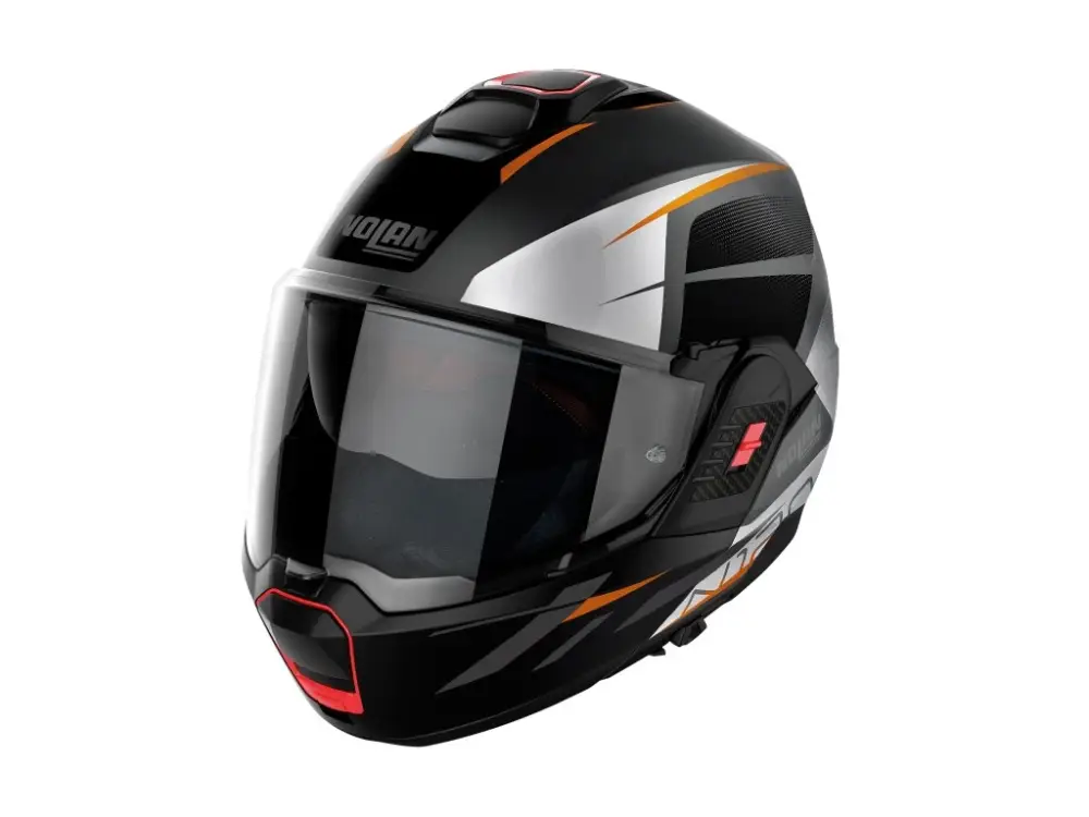 Moto helma Nolan N120-1 Nightlife N-com Flat Lava Grey 26 Super Cena