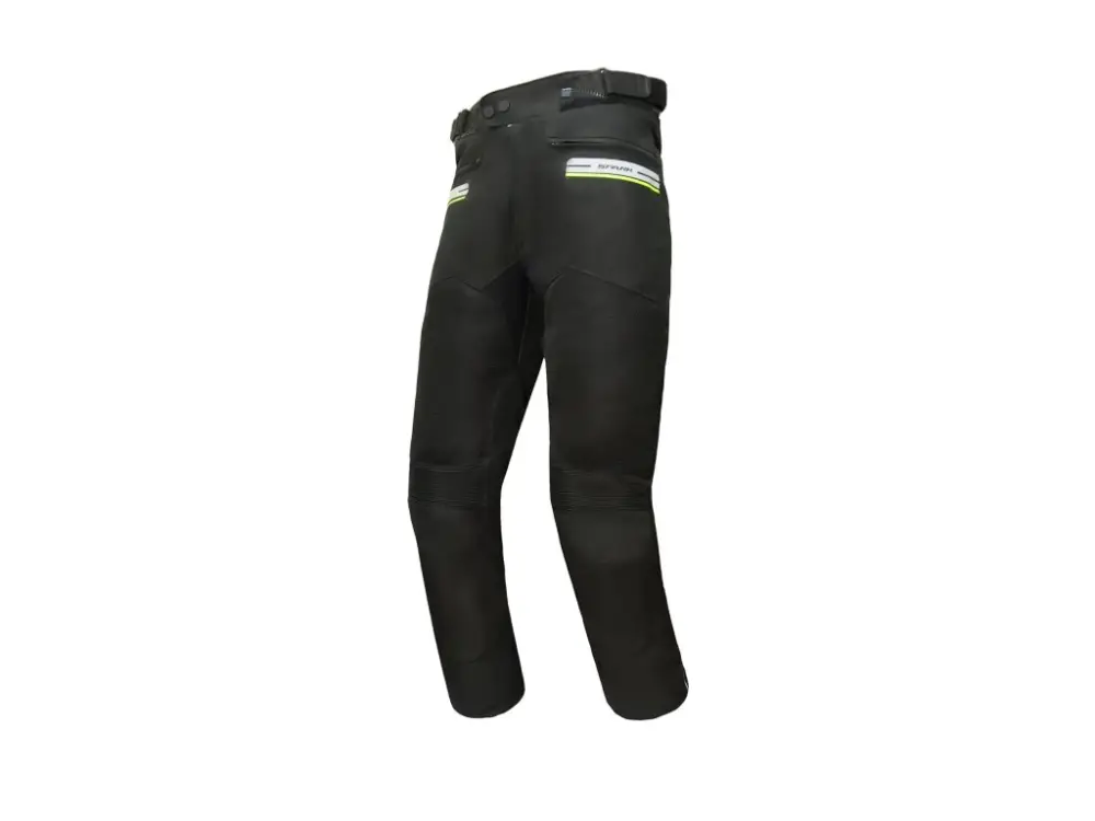 Nová Kolekce Pánské textilní moto kalhoty SPARK BREEZE, fluo