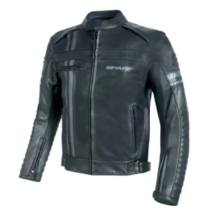 Rychlé Dodání Pánská kožená moto bunda SPARK BRONO EVO, černá