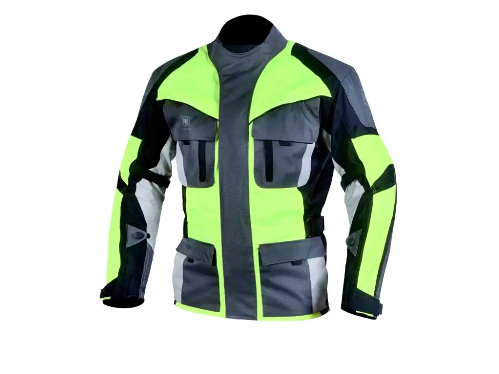 Oblíbený Pánská textilní moto bunda CYBER GEAR TOUR LONG, Fluo