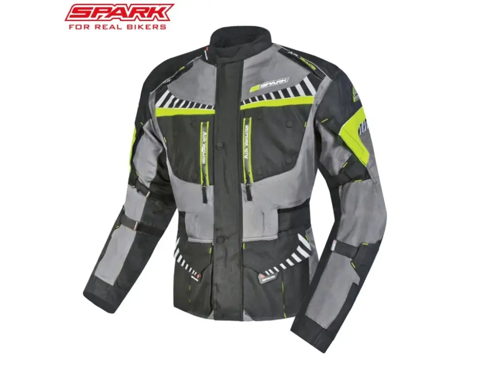 Aktuální Pánská textilní moto bunda SPARK ROADRUNNER, černá