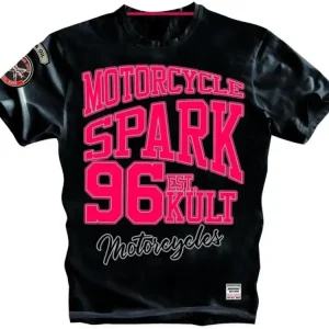 Cenově Výhodný Pánské tričko Spark S 011, černé