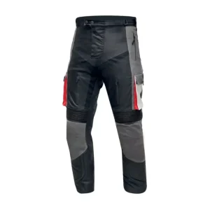 Pánské textilní moto kalhoty CYBER GEAR TOUR LONG, šedé Sleva