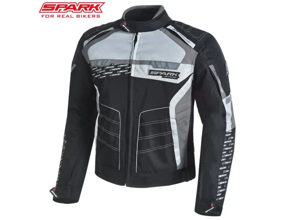 Top Prodej Pánská textilní moto bunda SPARK MIZZEN EVO, šedá