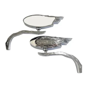 Zrcátko TechStar Retro Chrome Flames, 1 ks Top Prodej