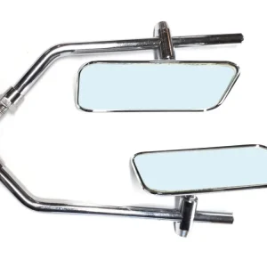 Zrcátko TechStar Square Yamaha, chromové Sleva