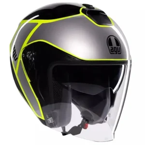 Nejlepší Volba AGV IRIDES E2206 DAVAO BLACK/GREY/YELLOW FLUO vel. XS