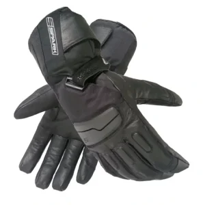 Cenově Výhodný Pánské moto rukavice Spark STT, kůže/textil - černé