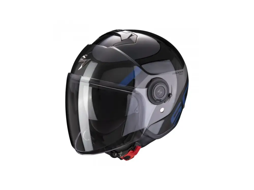 Cenově Výhodný Moto přilba SCORPION EXO-CITY SYMPA černo/stříbrná
