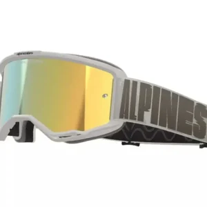 Aktuální Motokrosové brýle 2025 Alpinestars Vision 5 Hollow wind/mirror gold