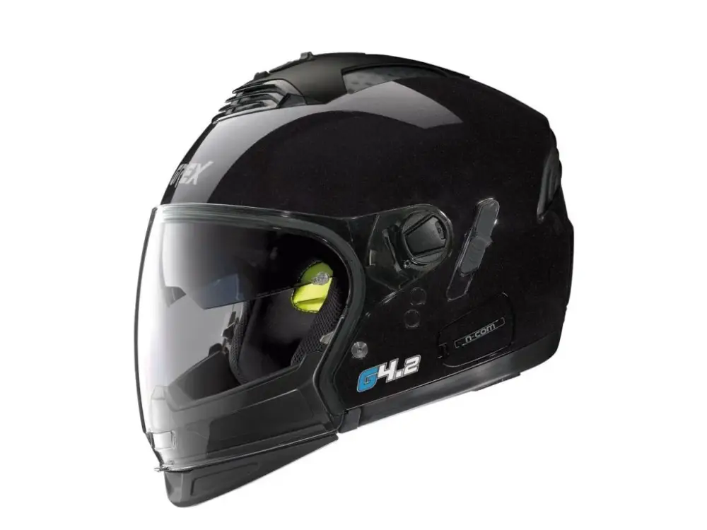 Značkový Moto helma Grex G4.2 PRO Kinetic N-Com Metal Black 1