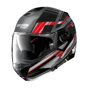 Dokud Zásoby Vydrží Moto helma Nolan N100-5 Plus IlluviumN-Com Flat Lava Grey 60