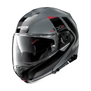 Hit Sezóny Moto helma Nolan N100-5 Hilltop N-Com Slate Grey 64