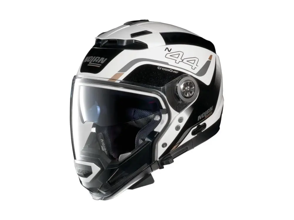Ihned K Objednání Moto helma Nolan N44 EVO Viewpoint N-Com Metal White 52