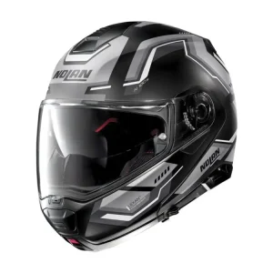 Dokud Zásoby Vydrží Moto helma Nolan N100-5 Upwind Flat Black N-Com 57